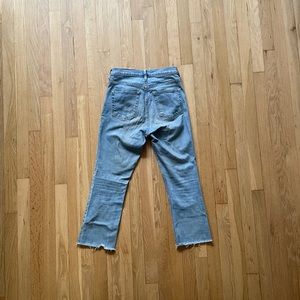 Everlane High Rise Kick Crop Jeans